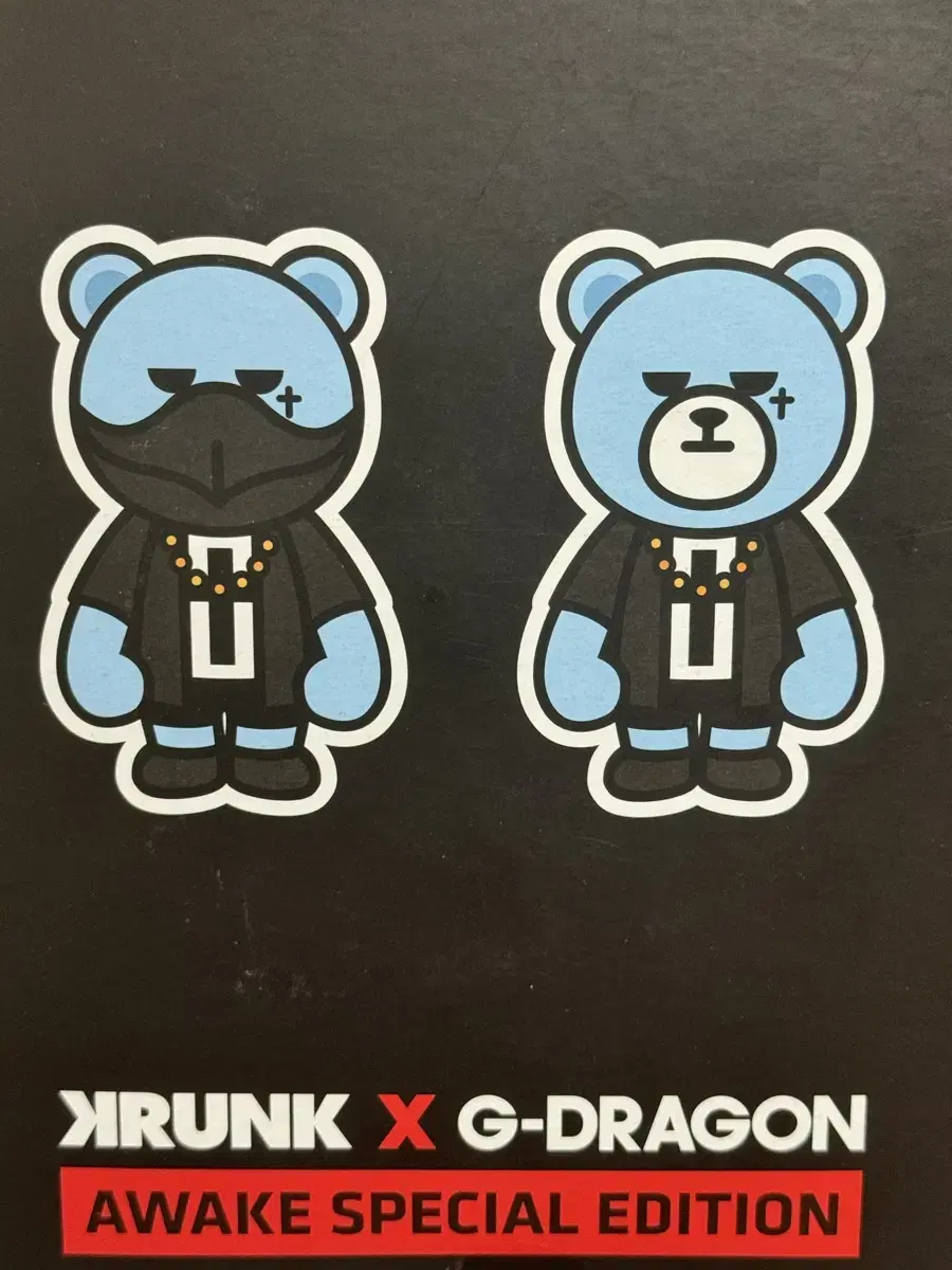 KRNUK 初期 ベア G-DRAGON BIGBANG G-DRAGON KRUNK Plush Doll Bear K-POP Stuffed